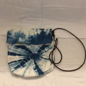 Crossbody Shibori Dyed Pouch